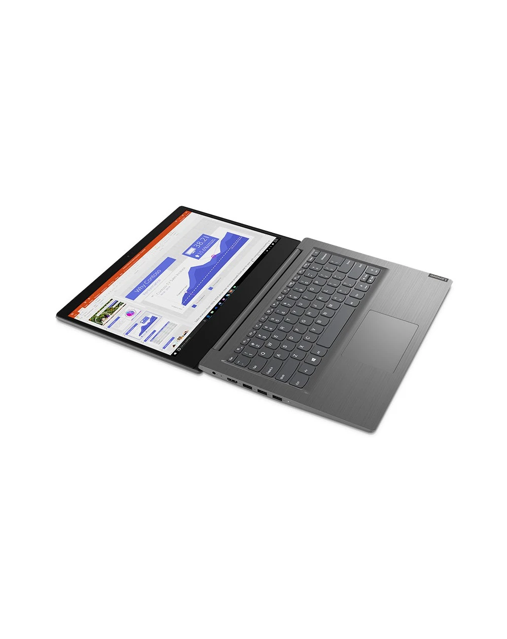 Lenovo V14-IIL : portable économique avec Intel i5-1035G1, 4GB RAM, 1 To HDD, écran 14" HD. Idéal pour les tâches bureautiques et les utilisateurs quotidiens.